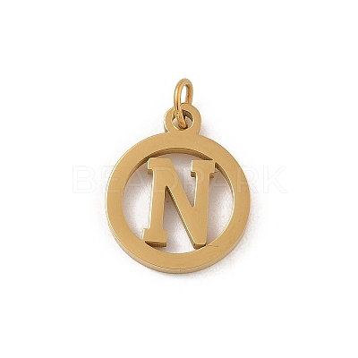 304 Stainless Steel Charms
with Jump Ring STAS-R001-02G-N-1