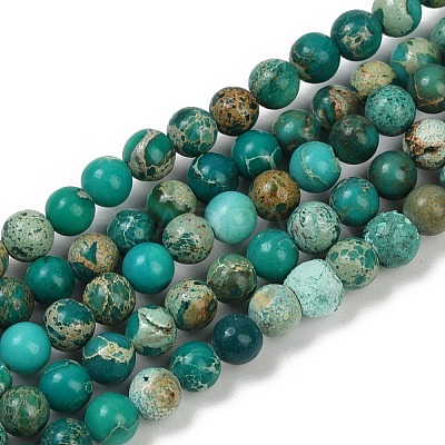 Dyed Natural Regalite/Imperial Jasper/Sea Sediment Jasper Beads Strands X-G-B124-C04-07-1