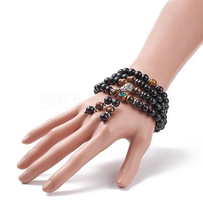 Mala Bead Bracelet BJEW-JB08211-1