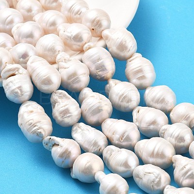 Natural Nucleated Pearl Beads Strands PEAR-B004-15G-01C-1