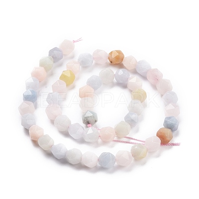 Natural Morganite Beads Strands G-K323-12-1