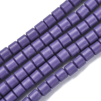 Polymer Clay Bead Strands CLAY-T001-C50-1