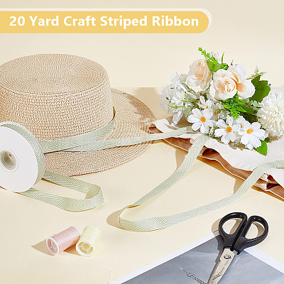 Polyester-cotton Ribbon OCOR-WH0048-04C-1