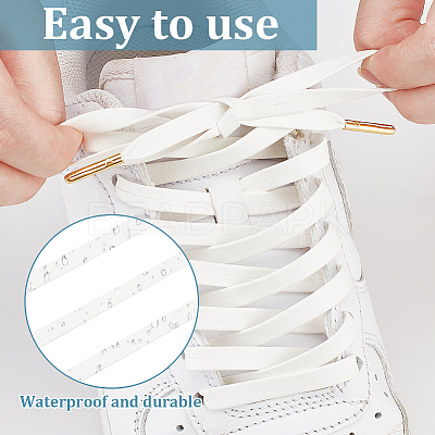 Imitation Leather Shoe Laces FIND-WH0110-387A-1