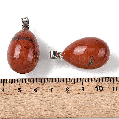 Natural Red Jasper Pendants GG-K002-08A-10-1
