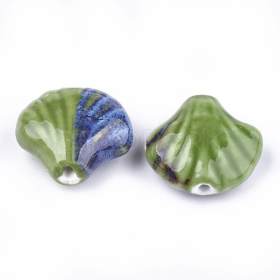 Handmade Porcelain Beads PORC-S498-36E-1