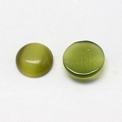 Cat Eye Cabochons CE-J002-8mm-34-1