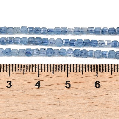 Natural Devil Blue Aquamarine Beads Strands G-B175-C02-2x2mm-1