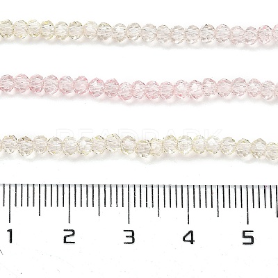 Transparent Painted Glass Beads Strands DGLA-A034-T1mm-A25-1
