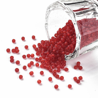 12/0 FGB Grade A Round Glass Seed Beads SEED-Q006-M08-1