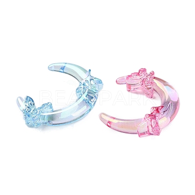 Transparent UV Plating Acrylic Beads PACR-D288-28-1
