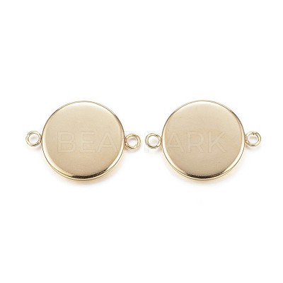 Ion Plating(IP) 304 Stainless Steel Cabochon Connector Settings X-STAS-G127-14-14mm-G-1