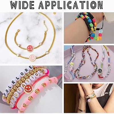 20Pcs Alloy Enamel Beads FIND-YW0009-18A-1