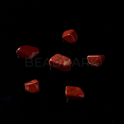 Natural Red Jasper Chip Beads G-M364-11B-1