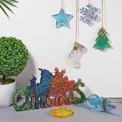 Christmas Theme Pendant DIY Making Kit DIY-SZ0006-09-1