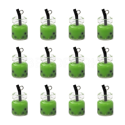 Glass Bottle Pendants X-CRES-S359-01H-1