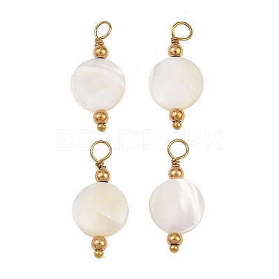 Natural Freshwater Shell Pendants SH-CBA5EEC-09G-1