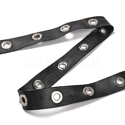 Flat Imitation Leather Cords LC-XCP0001-03-1