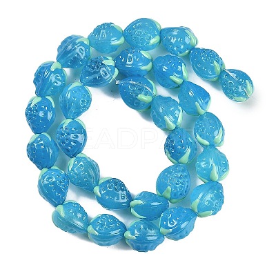 Handmade Lampwork Beads Strand LAMP-I027-10C-1