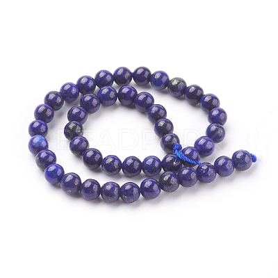 Natural Lapis Lazuli Beads Strands X-G-G087-4mm-1