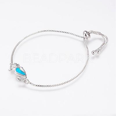 Long-Lasting Plated Adjustable Brass Slider Bracelets BJEW-P165-12-1