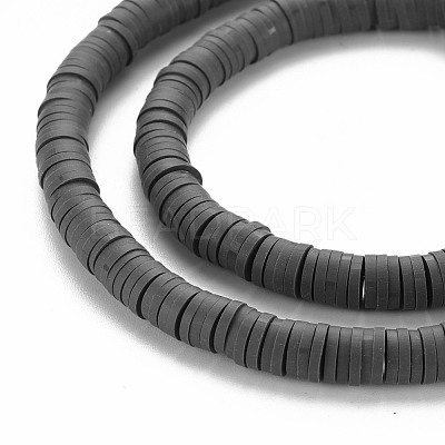 Handmade Polymer Clay Bead Strands CLAY-T002-6mm-38-1