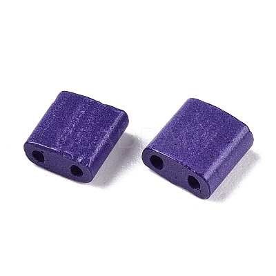 2-Hole Baking Paint Glass Seed Beads SEED-S023-17C-13-1