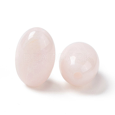 Opaque Acrylic Beads OACR-C008-05A-1
