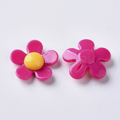 Opaque Acrylic Beads SACR-N007-B-02-1