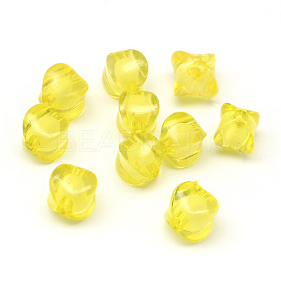 Nuggets Transparent Acrylic Beads TACR-Q009-10mm-M-1