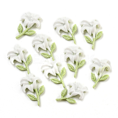 Luminous Opaque Epoxy Resin Decoden Cabochons CRES-M032-02C-1