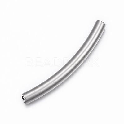 Tarnish Resistant 304 Stainless Steel Tube Beads STAS-G137-36P-1