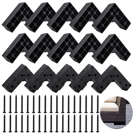 16Pcs PP Sofa Furniture Legs DIY-GA0009-48-1