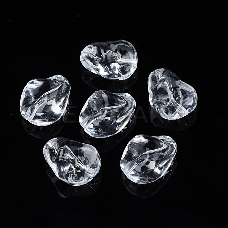 Transparent Acrylic Beads TACR-N009-35-1