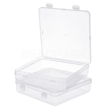 Polypropylene(PP) Bead Storage Containers Box CON-WH0073-04-1