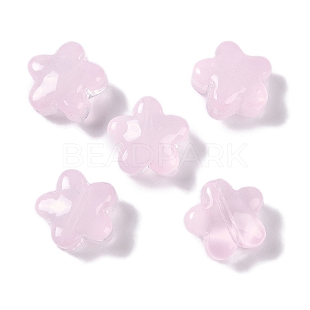 Baking Paint Glass Beads GLAA-S202-10I-1