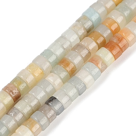 Natural Flower Amazonite Beads Strands LS-G-H230-36-1