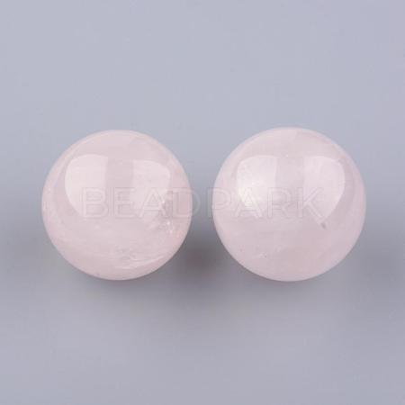 Natural Rose Quartz Decorations G-Q481-78C-1