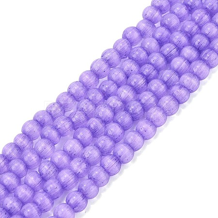 Glass Imitation Cat Eye Beads Strands GLAA-N075-01A-05-1
