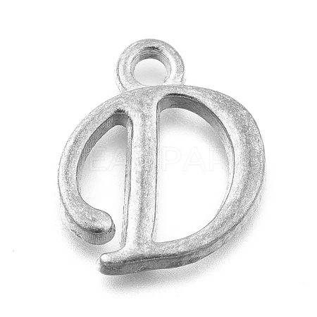 Alloy Letter Pendants PALLOY-J718-01C-D-1