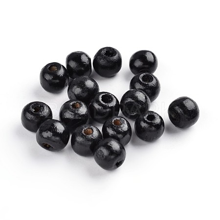 Natural Maple Wood Beads TB10mmY-10-1