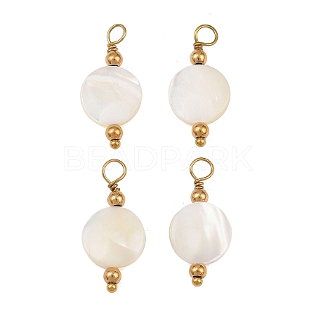 Natural Freshwater Shell Pendants SH-CBA5EEC-09G-1