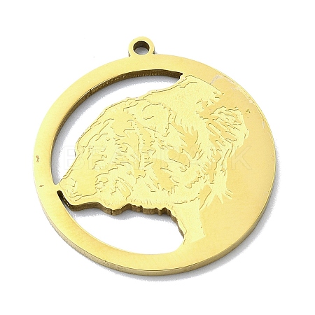 201 Stainless Steel Pendants LS-STAS-R118-04G-1