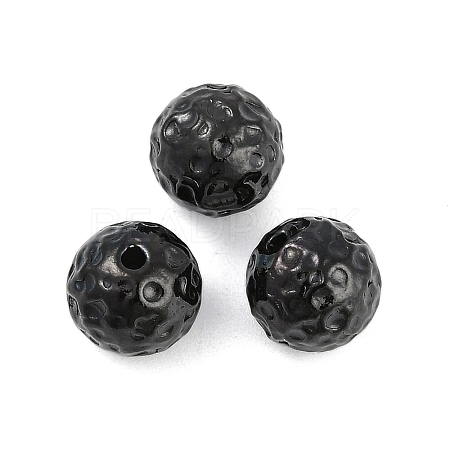 Textured 316 Surgical Stainless Steel Beads STAS-M106-01F-EB-1