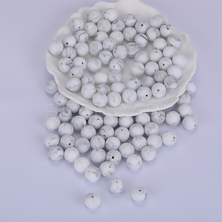 Round Silicone Focal Beads LS-SI-JX0046A-63-1