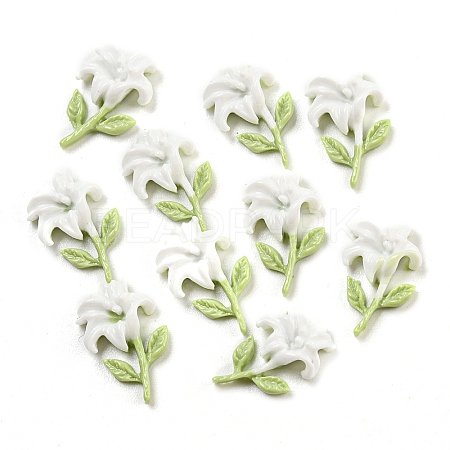 Luminous Opaque Epoxy Resin Decoden Cabochons CRES-M032-02C-1