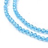 Transparent Glass Beads Strands GLAA-F094-A01-3