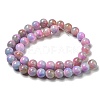 Dyed Natural Jade Beads Strands G-F764-03E-3