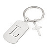 1Pc Stainless Steel Keychains KEYC-TADJ0001-08L-1