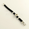PU Leather Snap Bracelet Making BJEW-R282-03-3